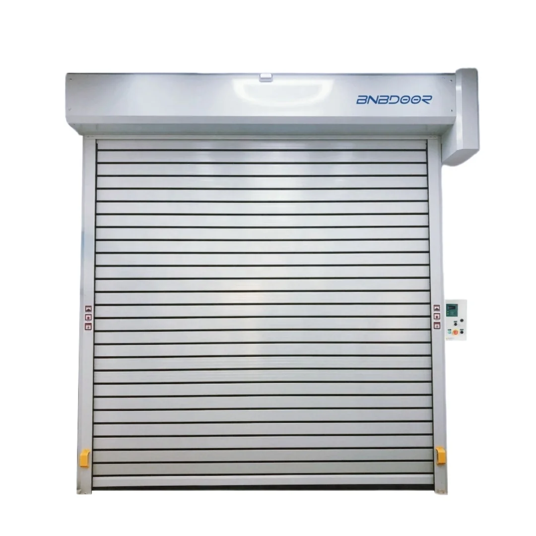 high quality automatic electric quick roller industrial high speed fast metal roll up aluminum alloy rolling shutter door