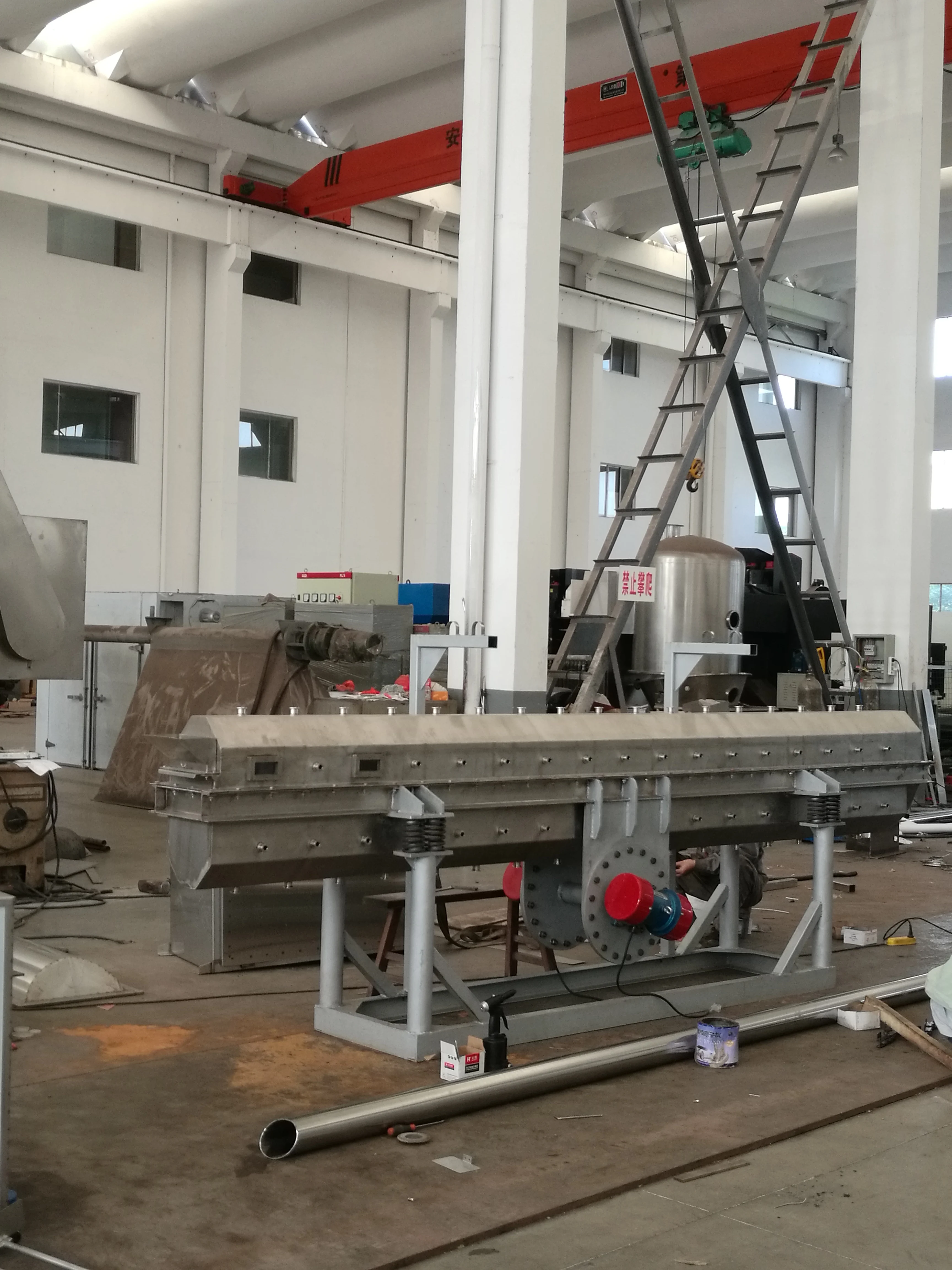 ZLG Model Vibrating Refined Salt Fluid Bed Dryer Fluidized Bed Dryer