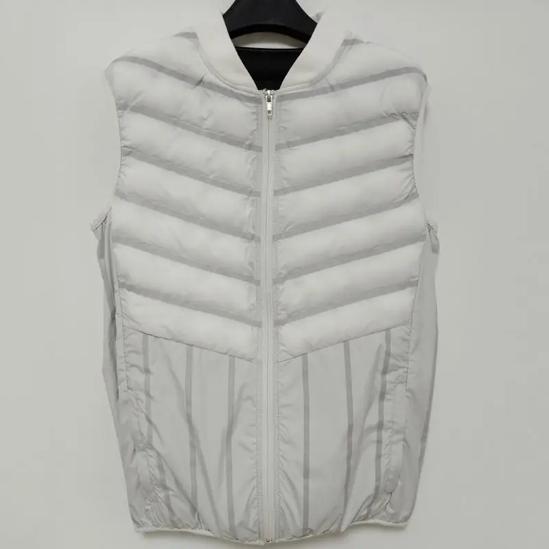 Элегантный Однотонный мужской зимний теплый жилет