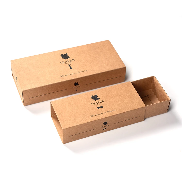 Custom printed paper pull out sleeve boxes for gift pack Luxury sliding drawer box packaging
