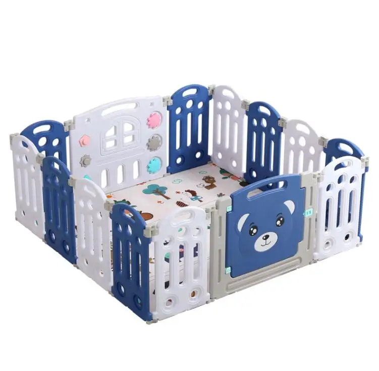 Kindergarten Durable Multifunctional Indoor Foldable Safety Fence Playpen For Kids Children