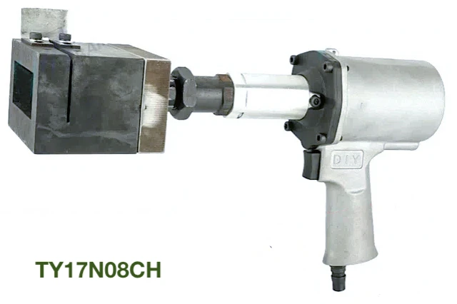 TY17N08CH Pneumatic-Hydraulic Notcher 8.0 mm * 8.0 mm cutter SQUARE KNOCKOUT NOTCH 90 degree angle clean, burr-free corner cuts