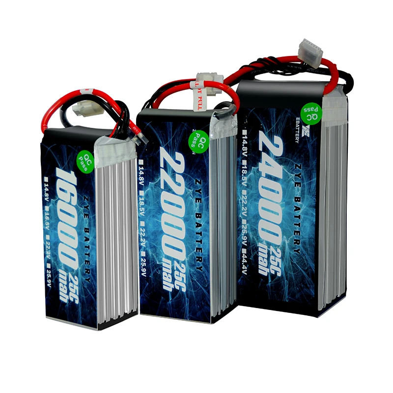 ZYE 16000 мАч 20000 мАч 22000 мАч lipo батарея 6s22.2v 25C pack