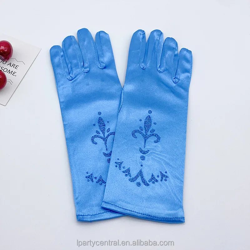 LP Princess Elsa Dress up Party Accessories  Jewelry Play Toy for Girls Party  Favors Set Elsa Crown  Tiara Gloves Wig and Wand