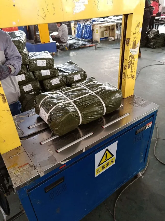 Fully Automatic Box and Parcel Baler, Vertical Strapping Machine, Wholesale Factory Price