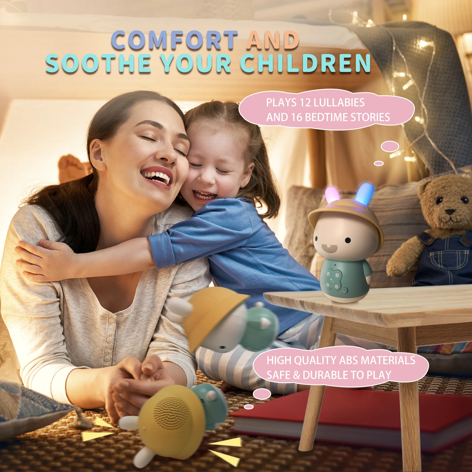 Alilo Educational Teller Bunny Rabbit Toddler Baby Toys Story Machine Kid MP3 Player for Children