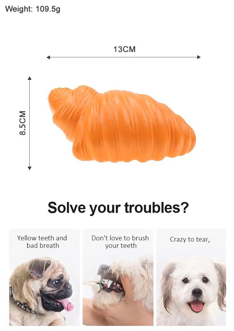 Amazon Hot Sale Treat Dispensing Rubber Molars Chewing Dog Toy Interesting Pet Dog Toy