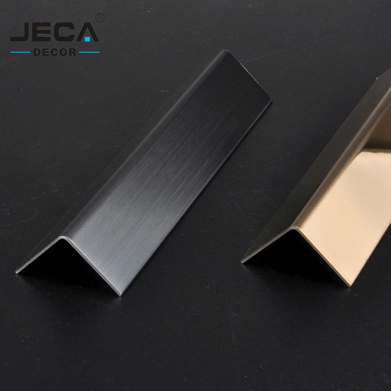 Foshan Factory JECA Corner Protection Profiles Stainless Steel Tile Trim For Wall  Corner Covers 304 Decorative Profiles