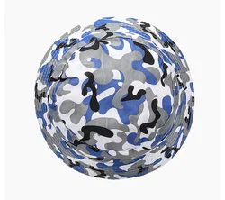 Wholesale custom cotton Beach coconut trees printed bucket fisherman hat