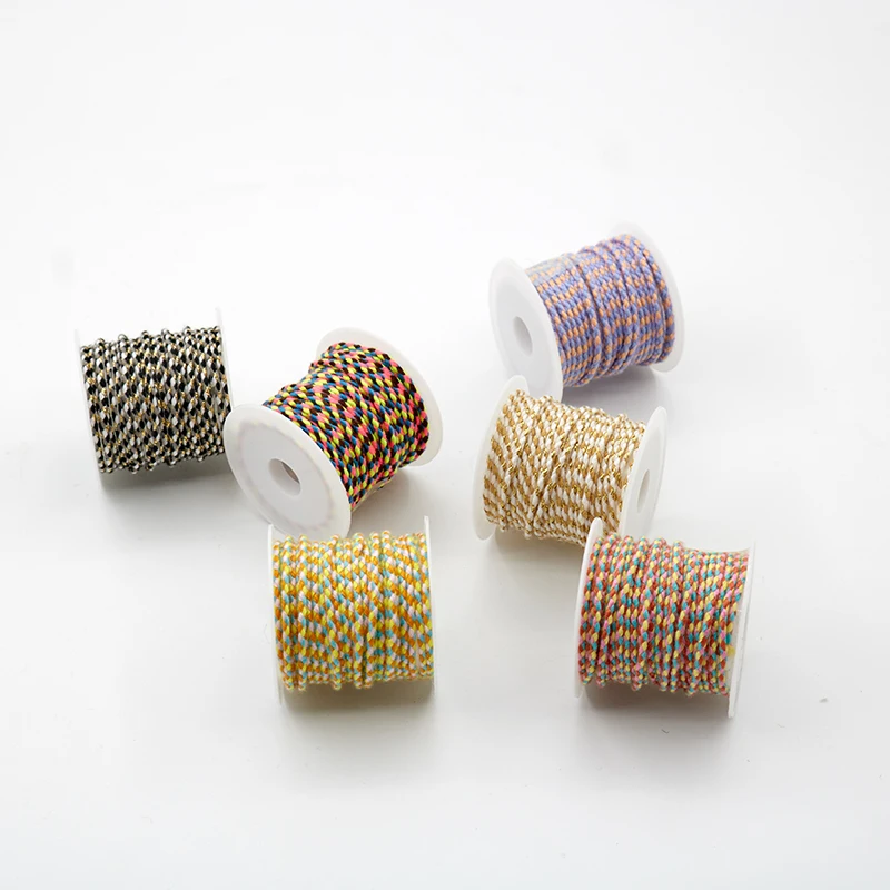 Golden fish line 2m 7colors Jute Burlap Ribbon Diy Vintage Rustic Linen Craft Ribbon