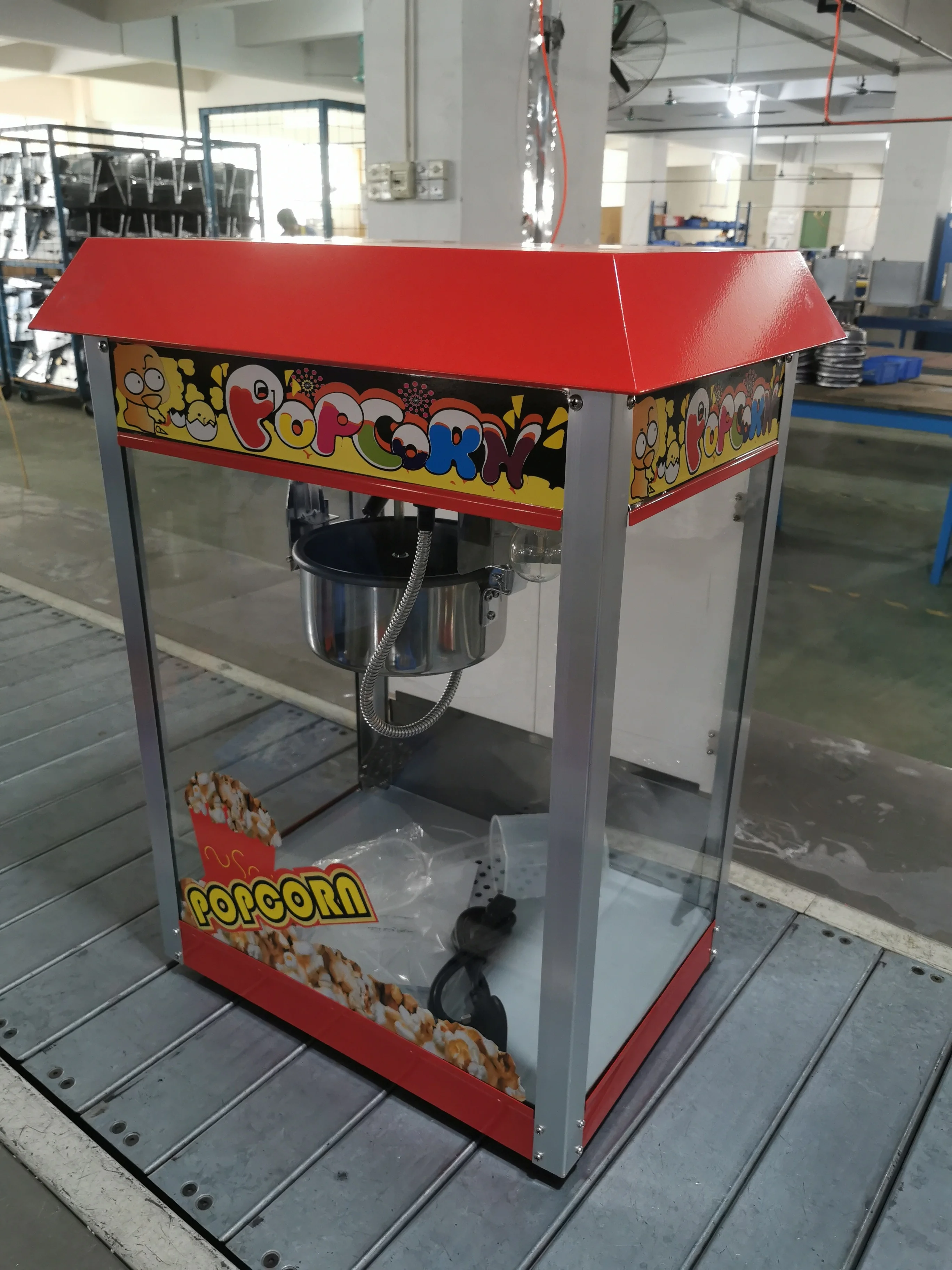 Commercial Popcorn Machine Vending Machine Automatic Electric Popcorn Making Machine Lovely Industrial  Popcorn Maker