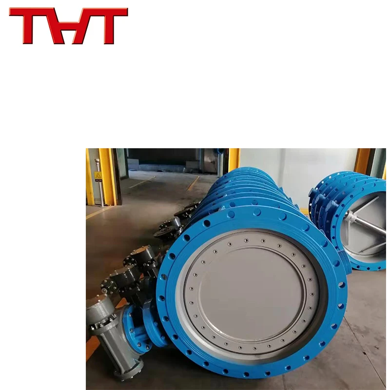 Triple offset economic price  hand operated butterfly valve