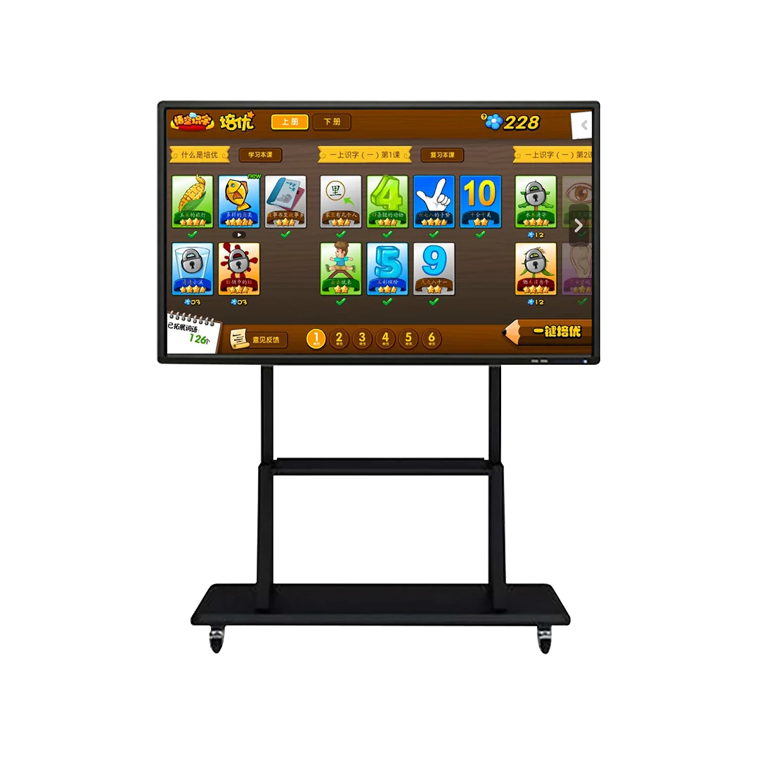 75 Inch Anti-glare Infrared Touch Lcd Screens Board smart class Digital Panel Interactive Whiteboard with low price