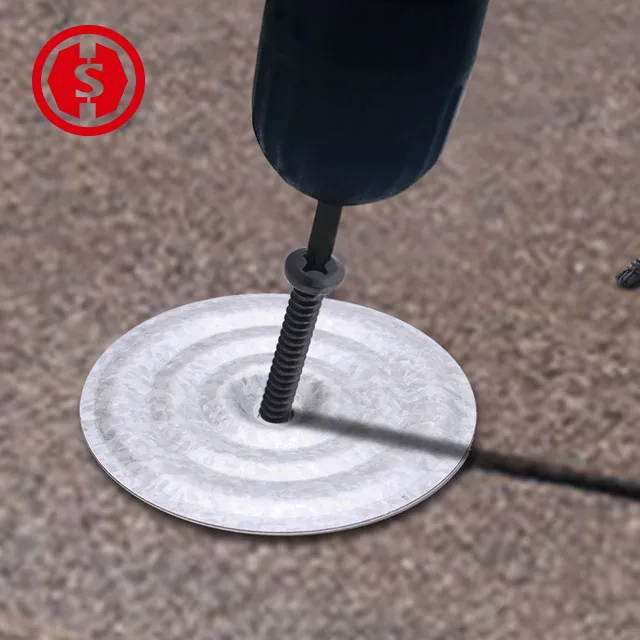Factory wholesale Custom roofing Fasteners Accessories Metal Steel Galvanized Screw For PVC/TPO/EPDM Roofing Sheet with plate