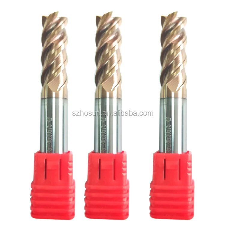 Endmill  carbide cutting tool  cnc milling cutter tool  4 blades  for stainless steel  4F