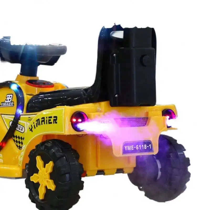 Mini Electric Excavator Ride-On Car Toy for Kids Outdoor Universal Engineering Vehicle Durable Plastic Material Sale!