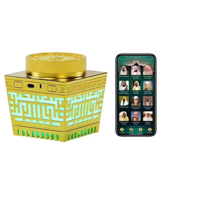 wholesale Quran Speaker Muslim Gift portable electreric incense bakhoor burner with complete the holy quran APPzan Quran Speaker