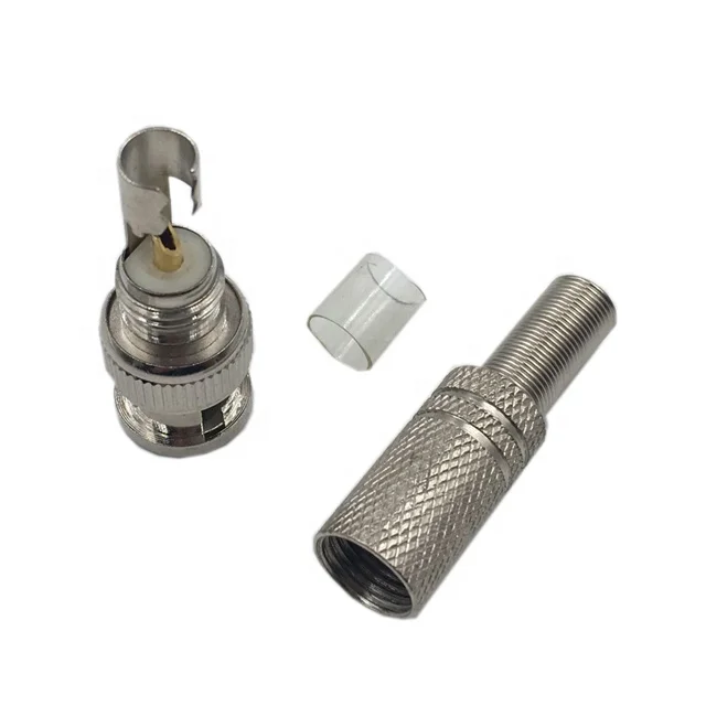 soldering  BNC connector with spring