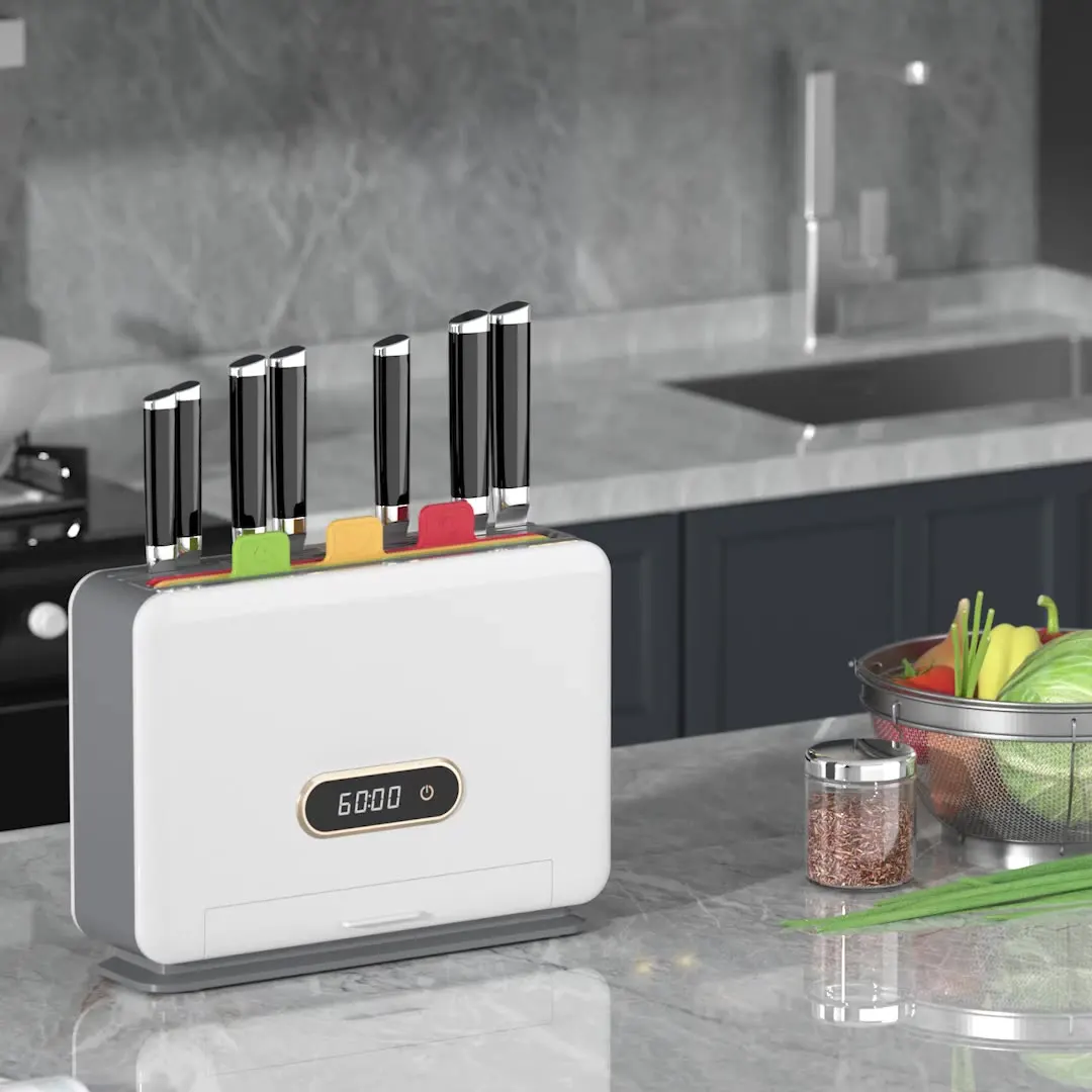 Интеллектуальная полка для ножей и палочек разделочная доска интегрированная дезинфекционная машина