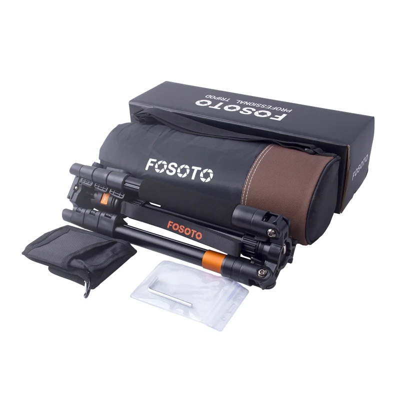 
FOSOTO F-555 Professional Portable Magnesium Aluminium Alloy Q555 Camera Tripod Monopod Stand & Ball Head For Canon Nikon Sony 