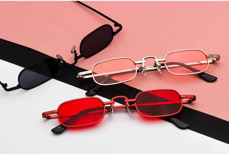 
Quartet small eyes 2018 new European and American retro fashionable men and women sunglasses 