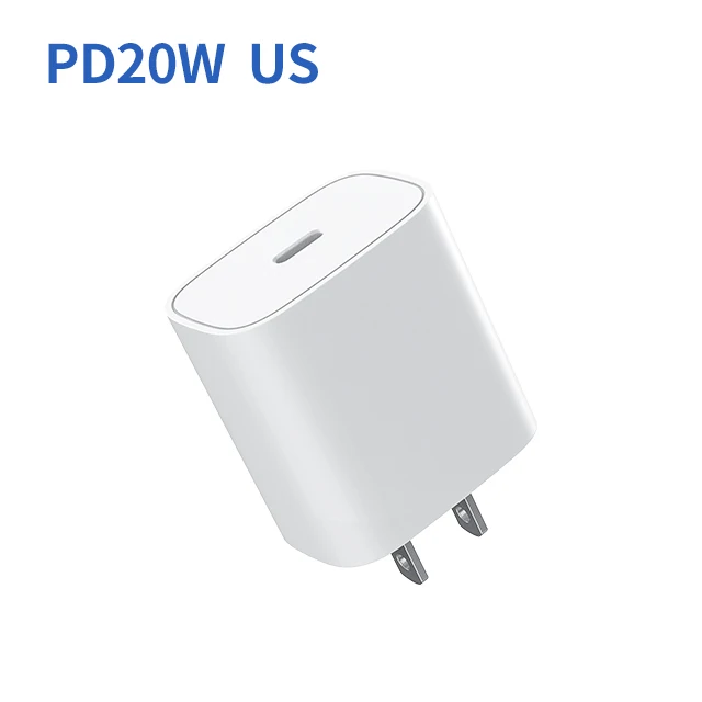 Оптовая продажа с фабрики PD 20 Вт настенный обогреватель для быстрой зарядки USB-C Портативный USB зарядное устройство адаптер Зарядное устройство блок питания для освещений 13