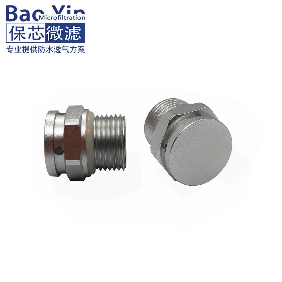Metal Vent Plug M20*1.5 screw-in protective vent with e-PTFE waterproof membrane inserted breather vent