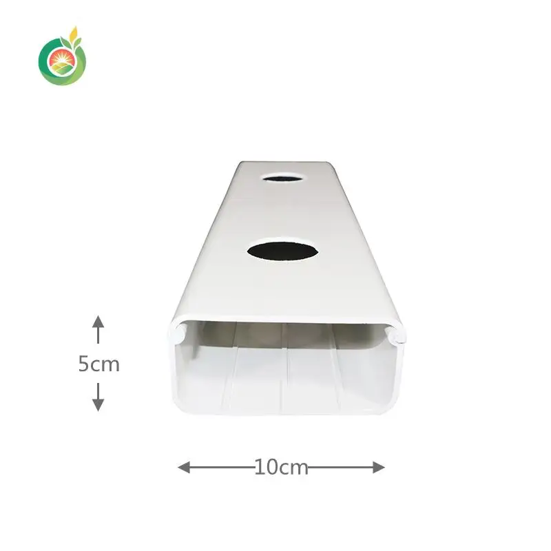 Vertical hydroponic growth system of plant vegetables in large factory PVC pipe plant vegetables
