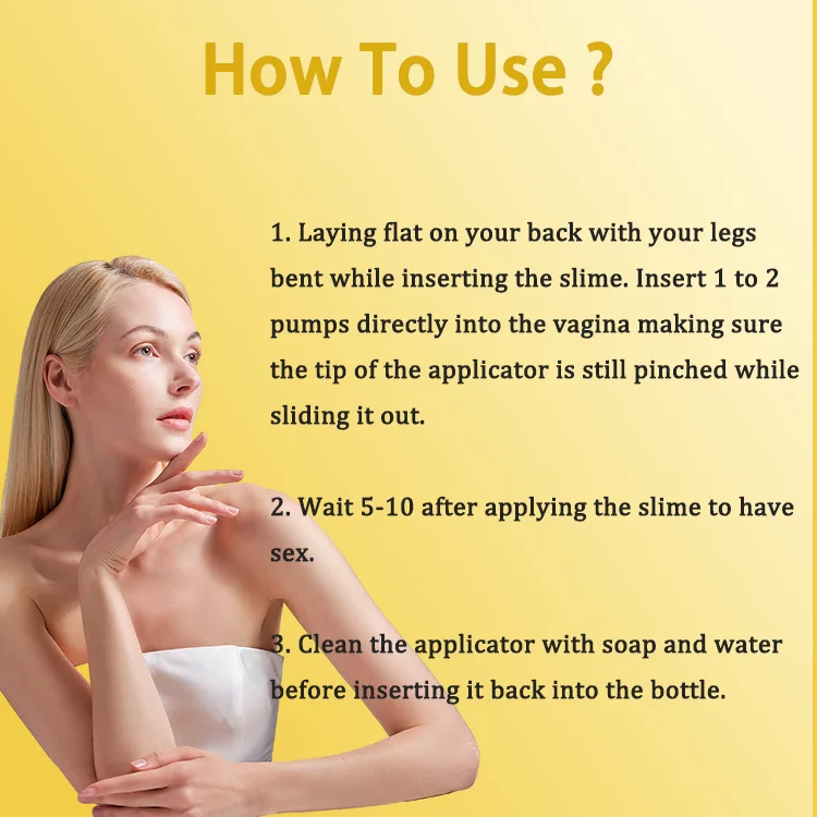 Custom Logo Make It Vagina Wetter And Lubrication Hot Selling Natural Herbal Yoni Slime Wap Bottles Tighten Balance Ph