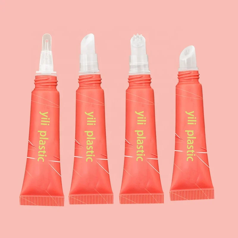 10ml Dia16 Custom Soft Touch Silicone Applicator Lip Balm Or Eye Care PE Squeeze Tube