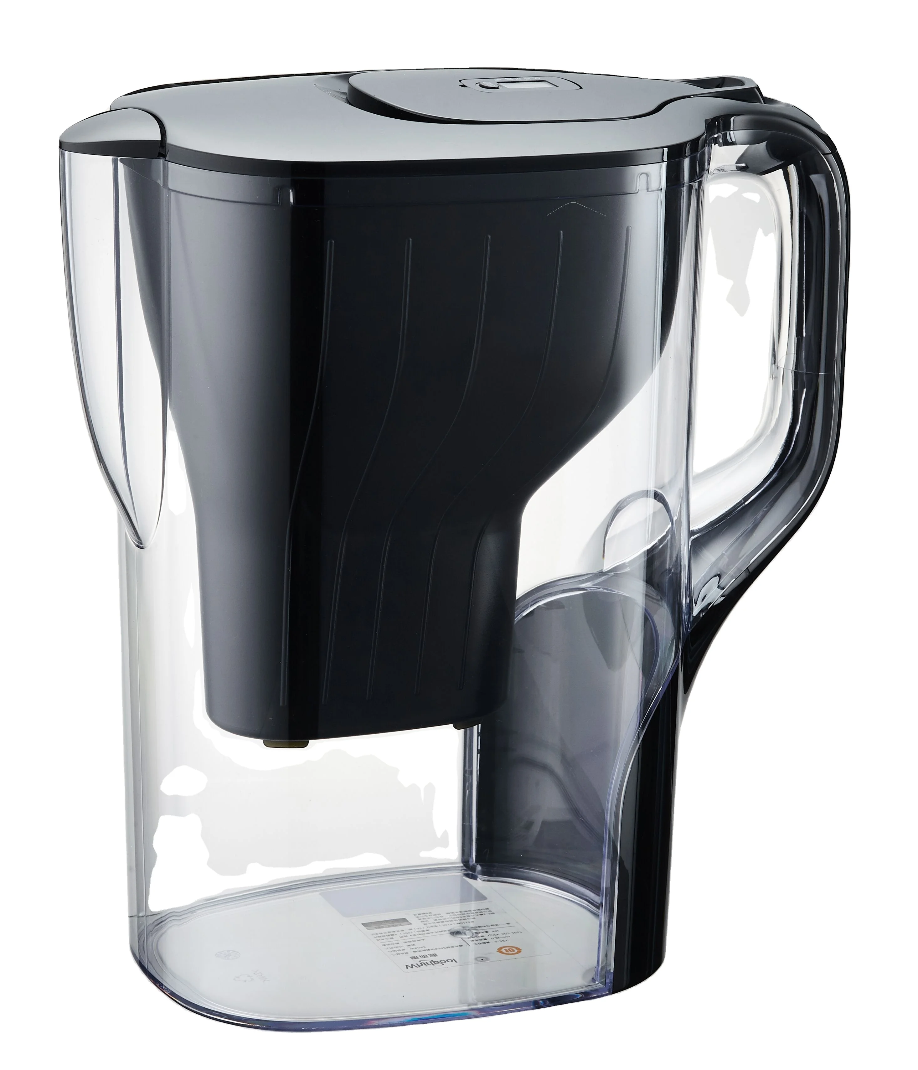 clean drinking water is filtered refrigerator unit making  ice water more fresh water