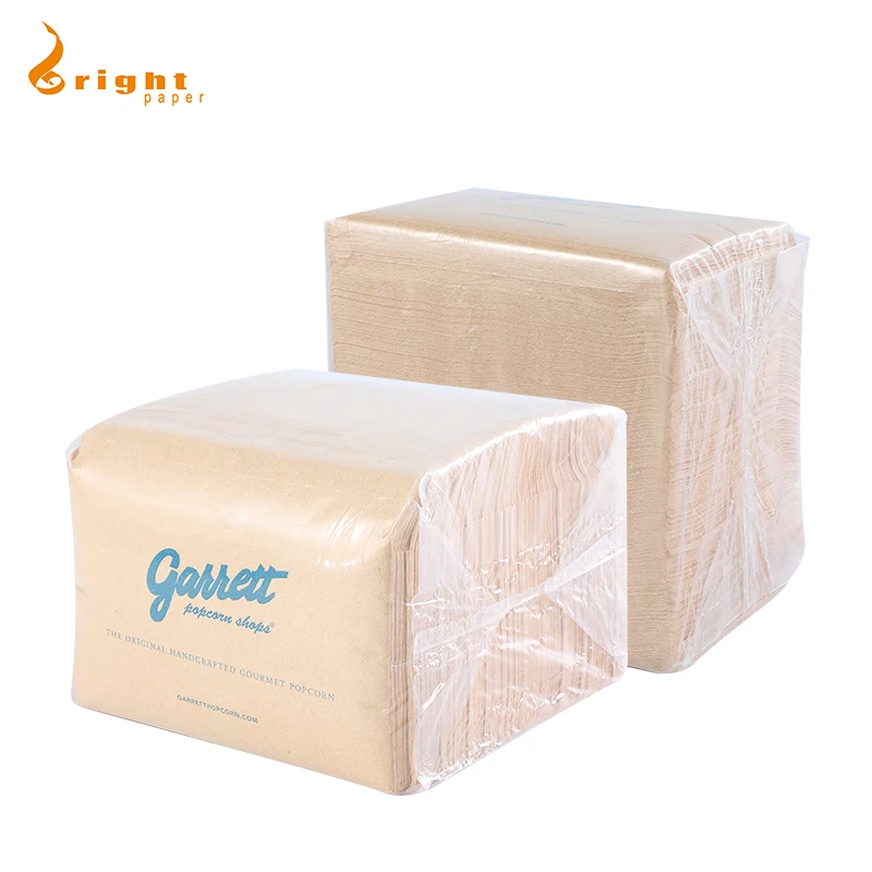 Оригинальные бумажные салфетки ручной работы с принтом из пюре и столовые бамбуковой пульпы