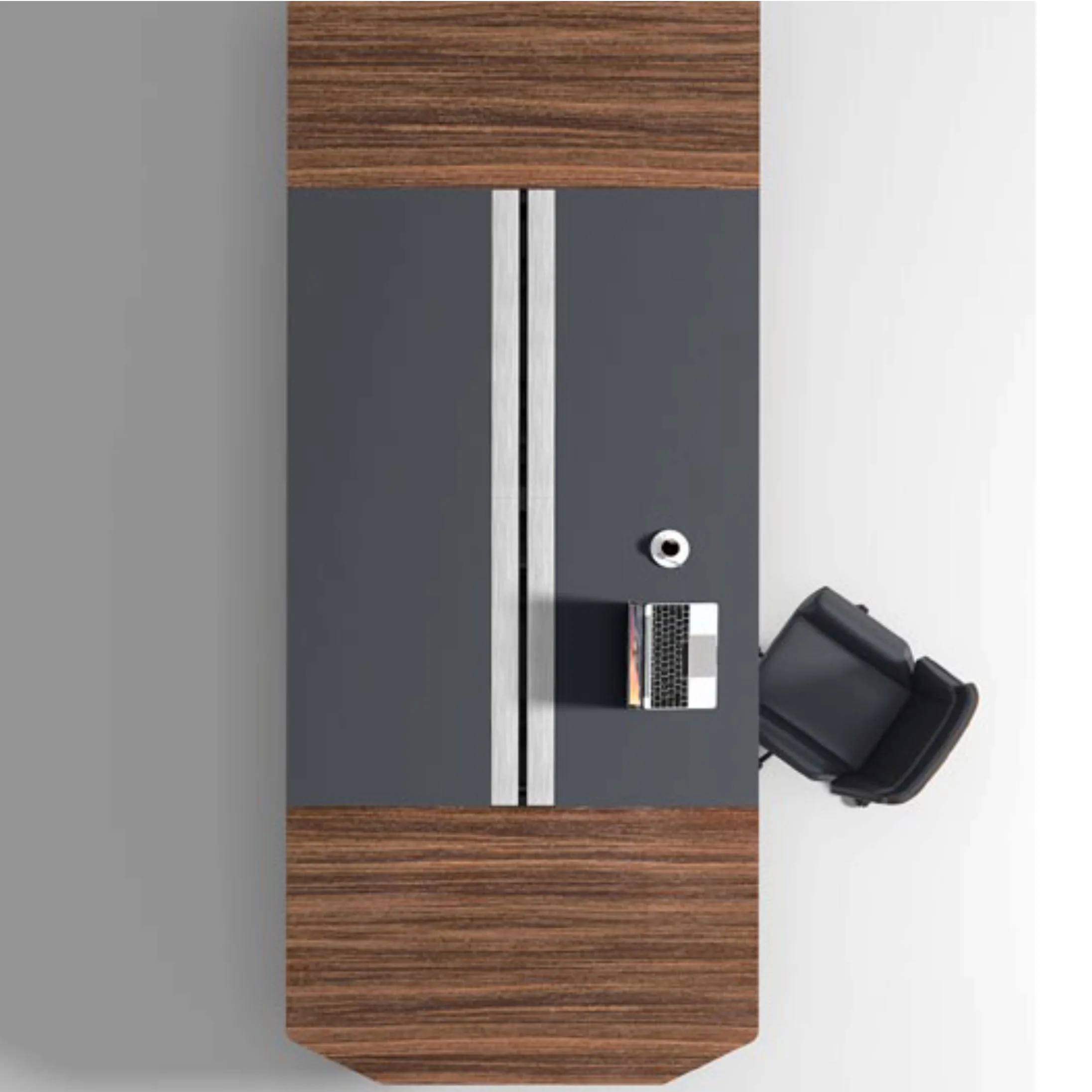 OEM customized green material desk open modular office 1 person staff desks