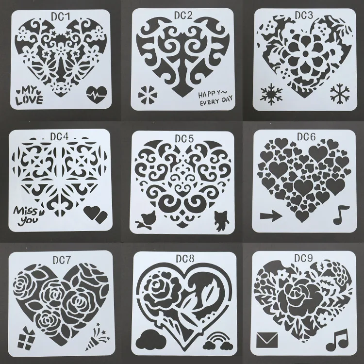 flower design Customized Mandala Dot Painting Templates Stencils for DIY Painting Art Projects