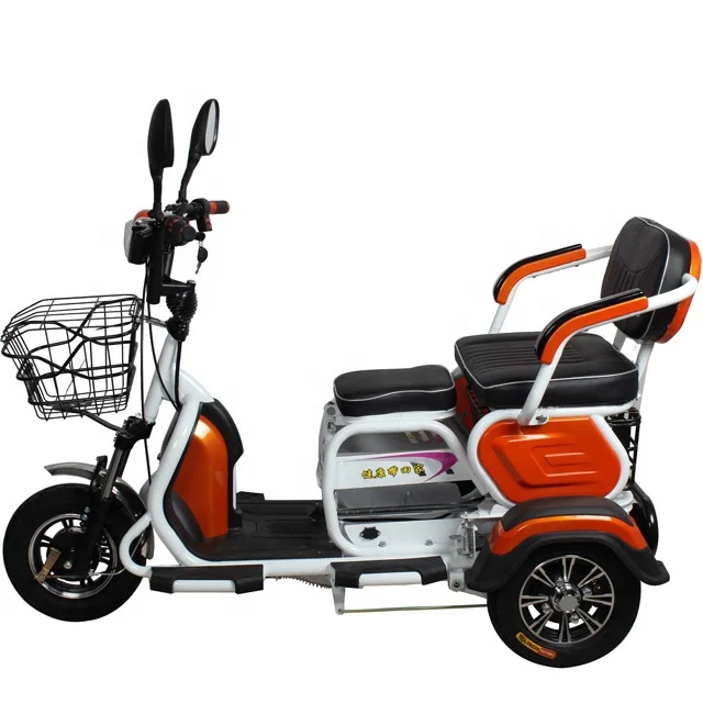 factory selling hot sell long ride range three wheels tricycle electric scooter