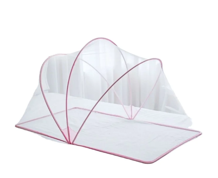 Boys and girls  Lovely High Quality mosquito net for baby bed easy to  install and free folding