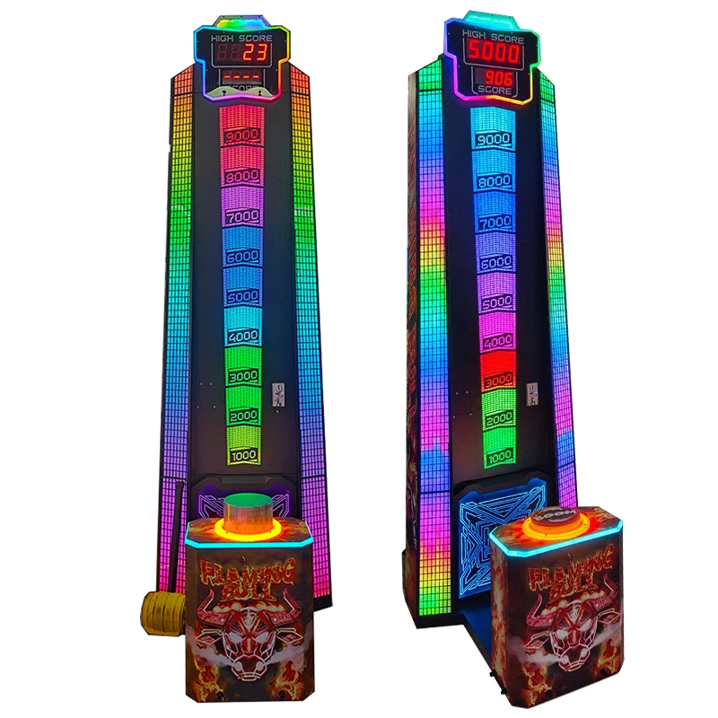 Popular Carnival Coin Operated Full New Design Ticket Redemption Hammer King Arcade Sport Game Machine for Shopping Mall