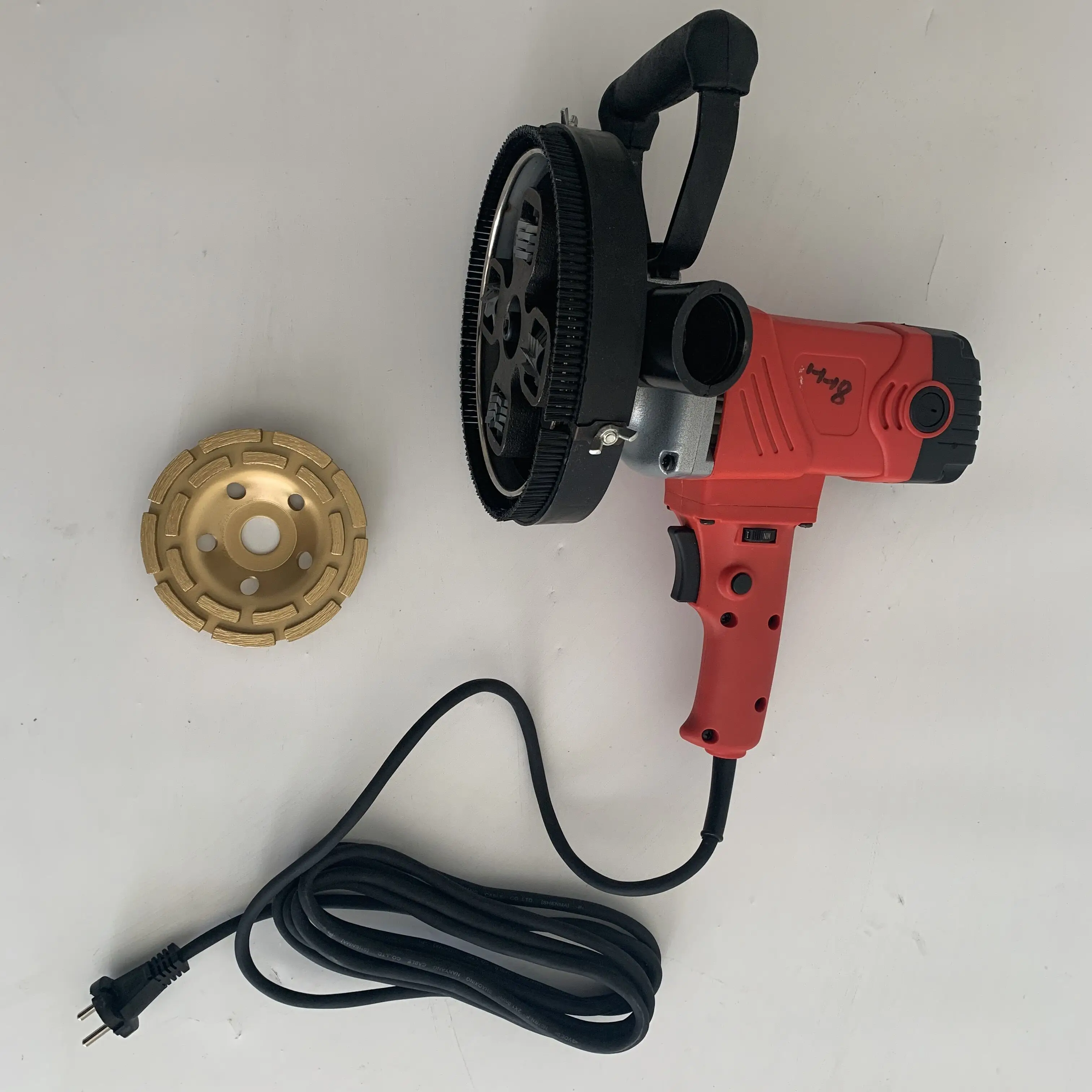 portable concrete wall putty cutter grinding machine