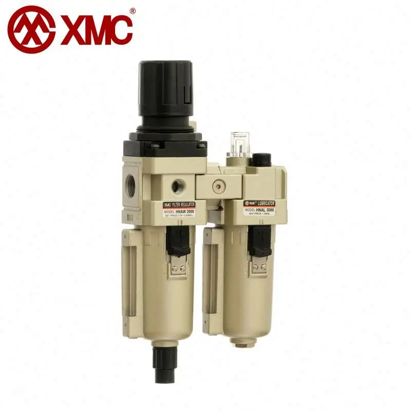XMC HNAC3010-03 G3/8 inch pneumatic FRL corrosion resistant aluminum alloy protective shell filter reducer lubricator