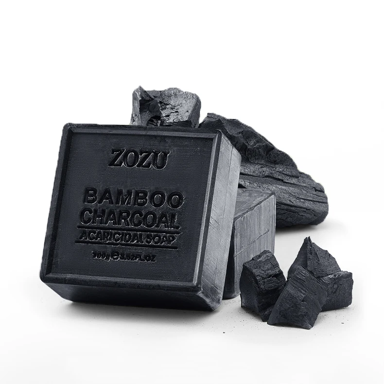 Custom Logo Charcoal Cleaning Jabones Artesanales por Mayor Degreasing Black Body Bath Soap Wholesale Soaps For Bathing Soap