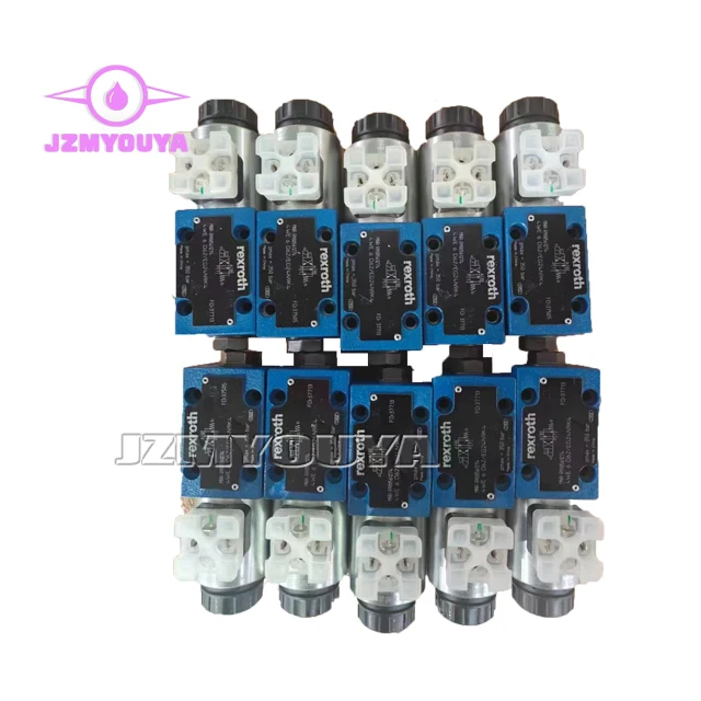 WE Series Rexroth Ecvavator Hydraulic Directional Valve 4WE6H62/EG24N9K4 Solenoid 4WE6H62/EW230N9K4 Electrical