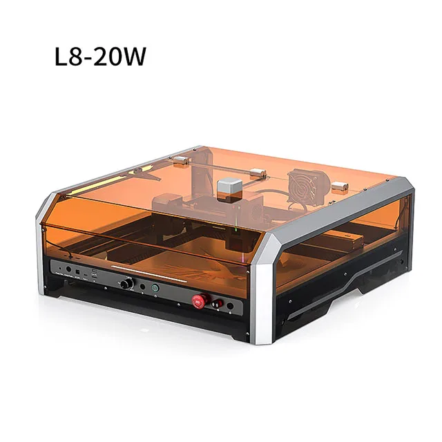 L8-20W professional laser engraving machine Large area 40w cutting machine portable table