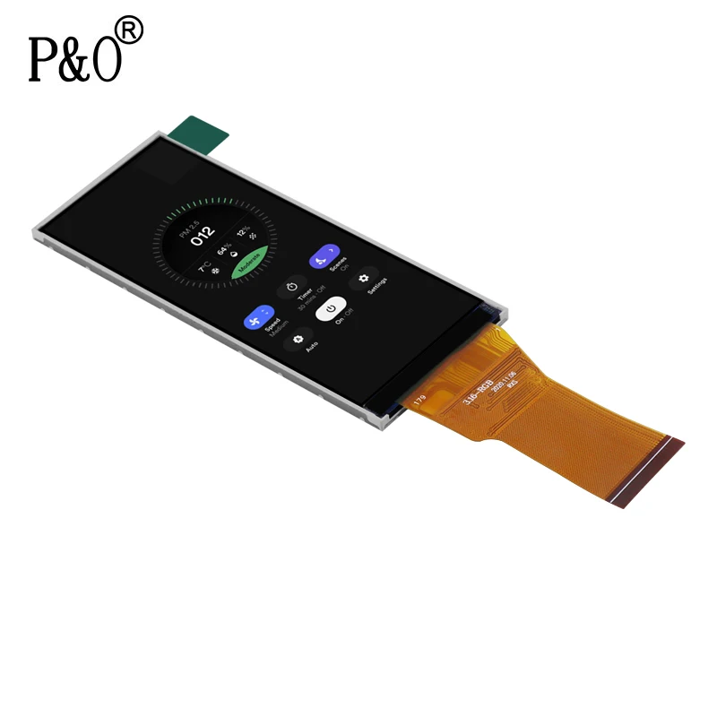 Polcd 3.2 inch SPI+16 BIT RGB 320x820 30 pin lcd screen
