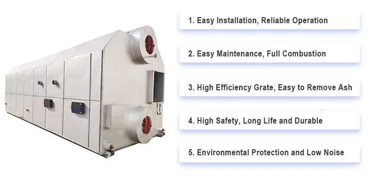 Industrial Coal Fired Biomass Particles Automatic Boiler Coal Fired Steam