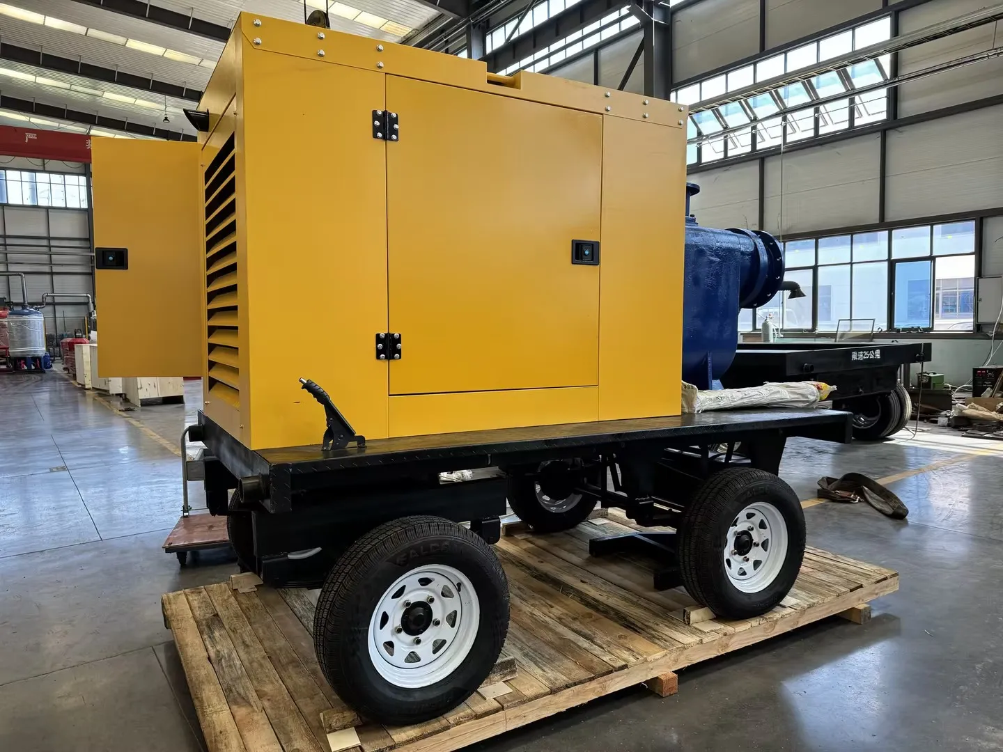 Diesel Single-Stage Self-Priming Irrigation Pump 25ZW-8-15 Mobile Agricultural Drainage Pump without Plugging