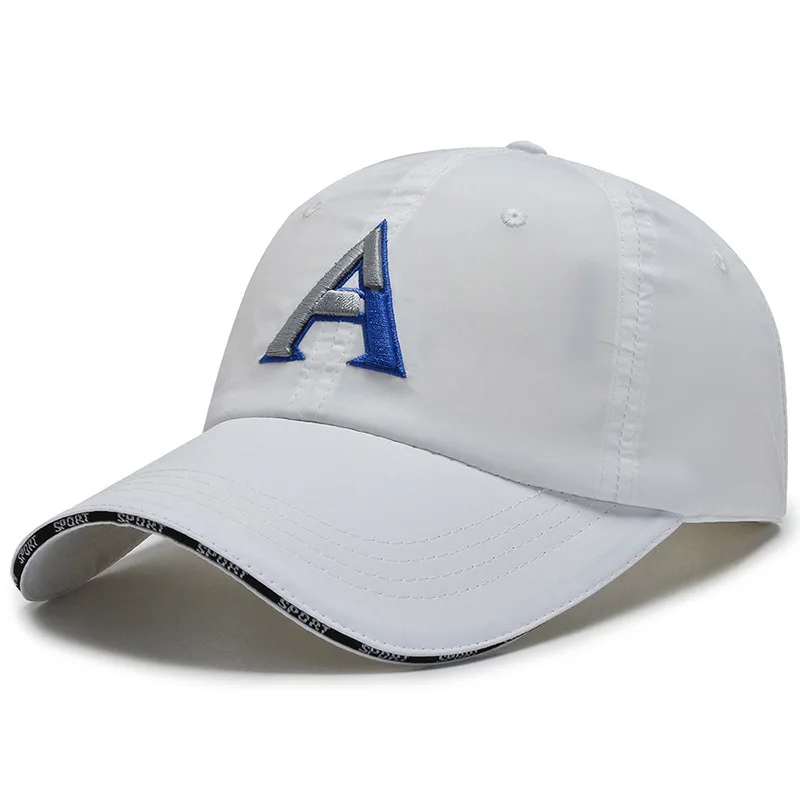 Quick-drying Microfiber 3D Embroidery Logo Dry Fit Custom Golf Running Caps Hat Sports
