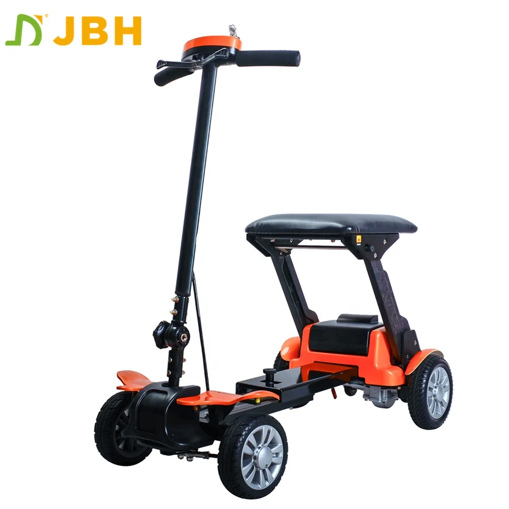 Sharing Dockless Scooter with Seat Four Wheel Electric Folding Scooter