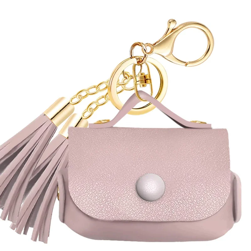 Compatible PU Leather AirPods Pro Case Protective Holder with Custom Logo for AirPods 3 Headphone Use