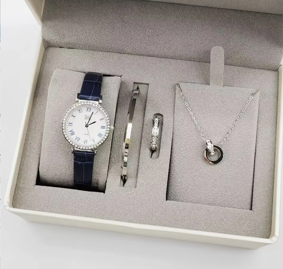 women watch gift set mother quartz watches custom luxury woman wristwatches wbs003