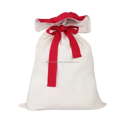 Christmas Decoration Personalized For Sublimation Christmas Cotton Blank Santa Sacks